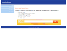 Tablet Screenshot of herestoit.com